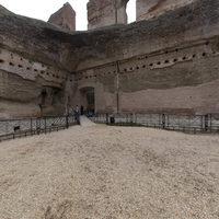 Baths of Caracalla  - Interior: NW Palaestra (view from NE end of the room)