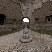 Baths of Caracalla  - Interior: NW Palaestra (view from SE end of the room)