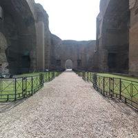 Baths of Caracalla  - Interior: View from center of the Great Hall