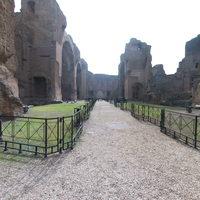 Baths of Caracalla  - Interior: Great Hall, View from NW end