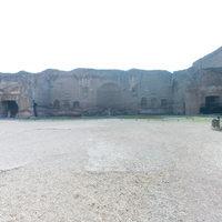 Baths of Caracalla - Interior: SE Palaestra,View from NW apse