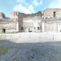 Baths of Caracalla - Interior: SE Palaestra,View from SE
