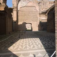 Baths of Caracalla - Interior: SE Palaestra, North corner, looking into dressing room