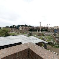 Forum Romanum - Exterior: View from NW corner