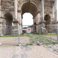 Arch of Septimius Severus - Exterior: View from West