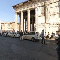 Pantheon - Exterior: View from West (towards front of building)
