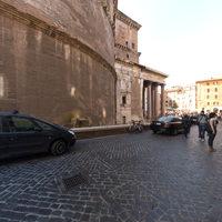 Pantheon - Exterior: View from East (towards front of building)