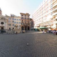 Piazza Farnese - Exterior: View from NE (of the Palazzo, exact center of the piazza)