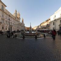 Fontana del Moro - View from South