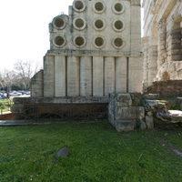 Porta Maggiore - Exterior: View from East (North facade of Tomb of Eurysaces)