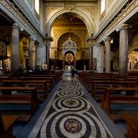 San Crisogono - Interior: View from center of the nave