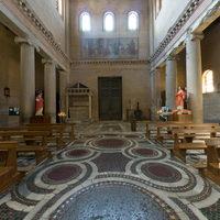 San Lorenzo Fuori le Mura - Interior: View from nave near entrance