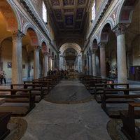 San Nicola in Carcere - Interior: View from nave (east end)