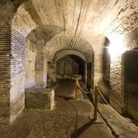 Temple of Janus (north temple) - Interior: View of underground foundations for the North Temple (Temple of Janus)