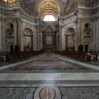 Sant'Agnese in Agone - Interior: View from East (entrance)