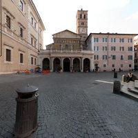 Santa Maria in Trastevere - Exterior: View from East (facade)