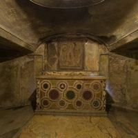 Santa Prassede - Interior: View of Crypt