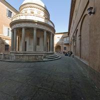 Tempietto - Exterior: View from SW