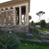 Temple of Portunus - Exterior: View from East