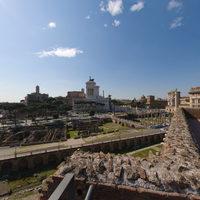 Market of Trajan - Exterior: View Overlooking Imperial Fora