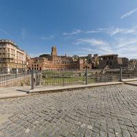 Forum of Trajan - Exterior: View from South corner of Basilica Ulpia