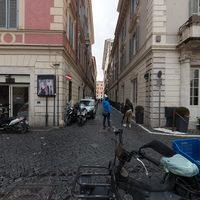 Via Monte D’Oro - Street view looking South down Via Monte D’Oro towards Palazzo Borghese