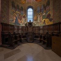 Basilica Cattedrale di Maria SS Assunta - Interior: Choir and Painting of the Assumption