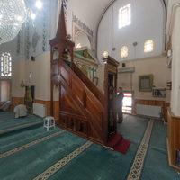 Atik Mustafa Pasa Camii - Interior view: Main prayer area and nave