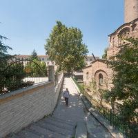 Kalenderhane Camii - Exterior: View from the South