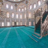 Beylerbeyi Camii - Interior: Central Prayer Hall, Southwest Wall