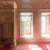Eyup Sultan Camii - Interior: Central Prayer Hall, Gallery Level, South Corner