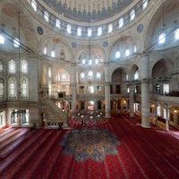 Eyup Sultan Camii - Interior: Central Prayer Hall, Northeast Gallery Level