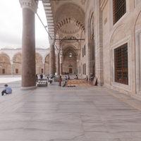 Fatih Camii - Exterior: Northwest Courtyard, South Corner