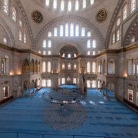 Nuruosmaniye Camii - Interior: Central Prayer Hall, Northwest Gallery Level