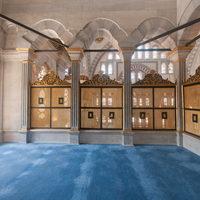 Nuruosmaniye Camii - Interior: Central Prayer Hall, Northeast Gallery Level, East Corner