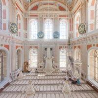Ortakoy Camii - Interior: Central Prayer Hall, Northwest Gallery Level