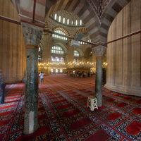 Selimiye Camii - Interior: Central Prayer Hall, West Corner