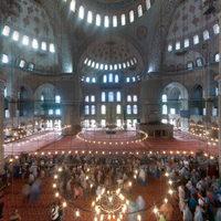 Sultan Ahmed Camii - Interior: Central Prayer Hall, Northwest Gallery Level
