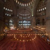 Sultan Ahmed Camii - Interior: Central Prayer Hall, Northeast Gallery Level