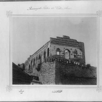 Tekfur Sarayı - Remains photographed by Ali Rıza Bey