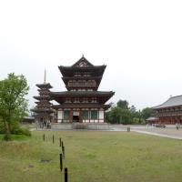 Yakushiji - Exterior: View of Temple Complex from the East