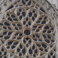  Cathedrale Saint-Pierre - Exterior: south transept, rose window
