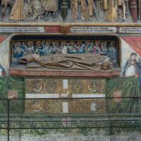  Cathedrale Notre-Dame - Detail: south choir, carved effigy of bishop Adrien de Henencourt