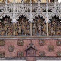  Cathedrale Notre-Dame - Interior: north choir, choir screen depicting the life of Saint-Jean