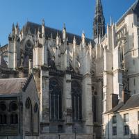  Cathedrale Notre-Dame - Exterior: chevet and north transept elevation