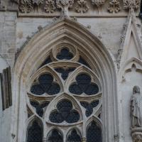  Cathedrale Notre-Dame - Detail: north nave, easternmost bay aisle window