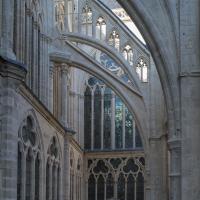  Cathedrale Notre-Dame - Exterior: upper choir, northeast transept facade