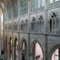  Cathedrale Notre-Dame - Interior: north triforium level looking to south elevation