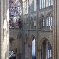  Cathedrale Notre-Dame - Interior: south triforium level looking into the north transept