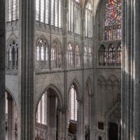  Cathedrale Notre-Dame - Interior: north triforium level looking into the south transept